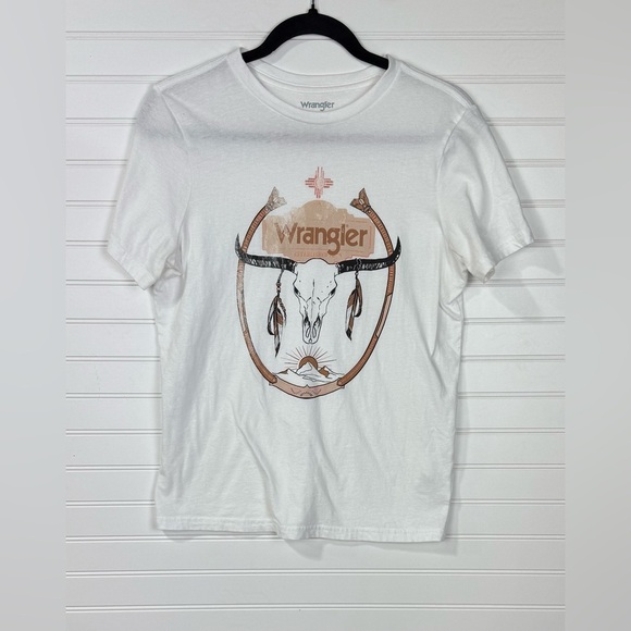 Women’s white Wrangler graphic tshirt. Size Small - Picture 1 of 4